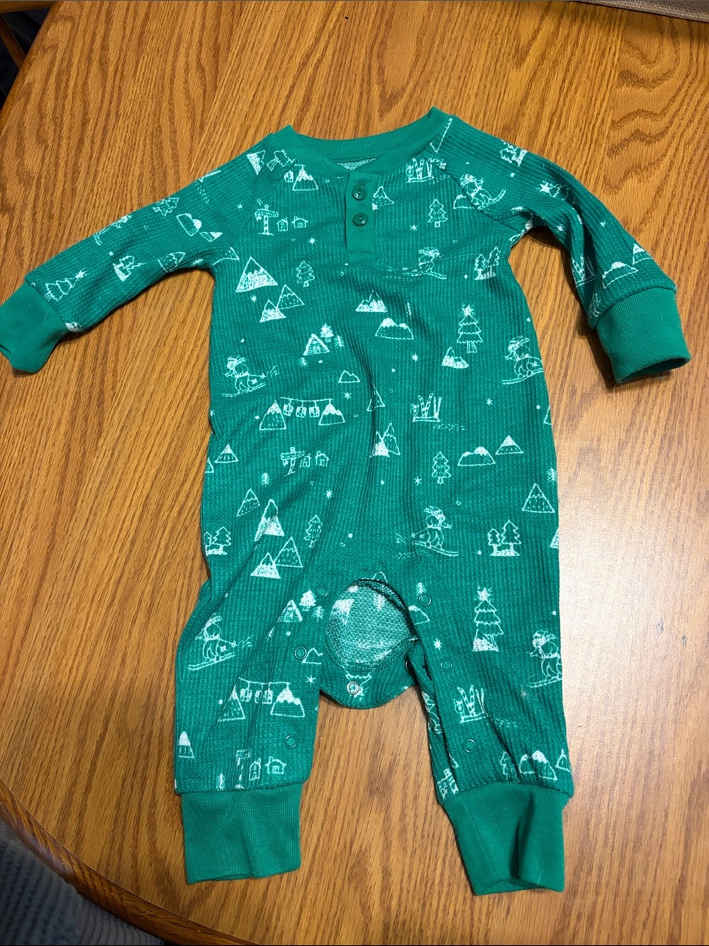 Target Christmas baby pajamas onesie